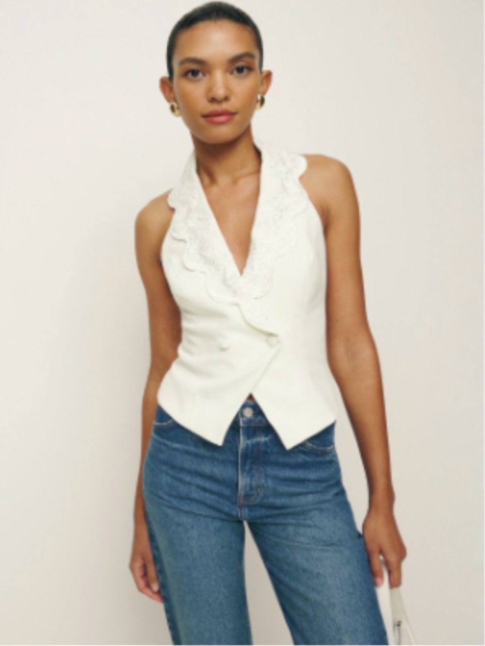 NWOT Reformation Primrose Vest